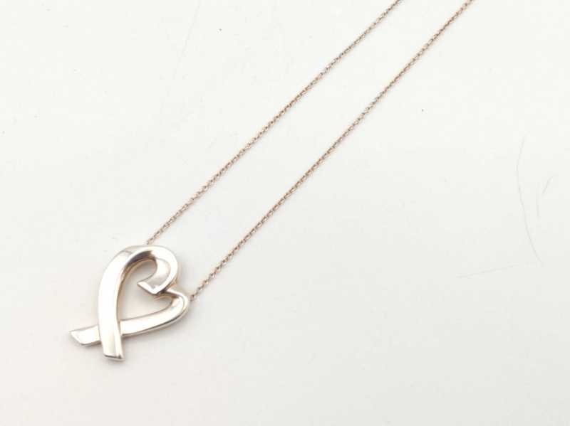 ティファニー　買取　ラビングハートネックレス　SV925