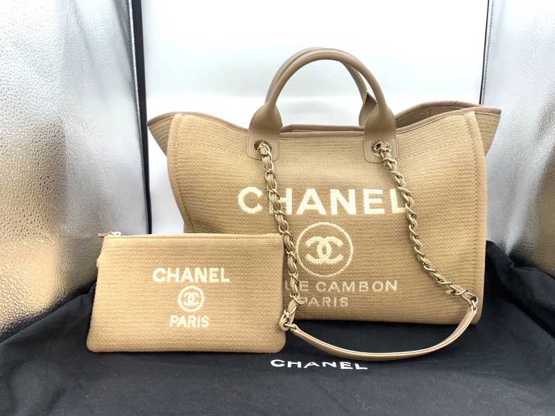 シャネル買取 ドーヴィルラージショッピングトート A66941