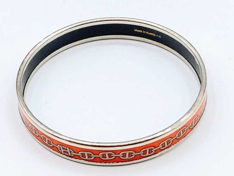 エルメス買取 エマイユ PM オレンジ バングル