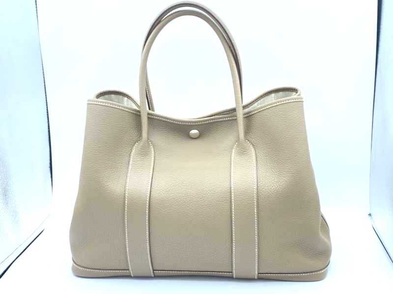 エルメス買取 ガーデンパーティPM ネゴンダ エトゥープ D刻