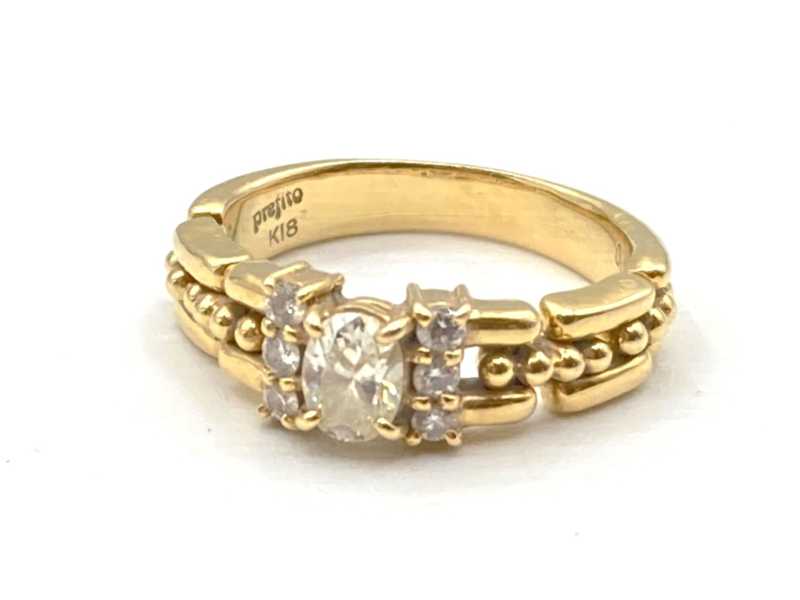 ダイヤモンド買取 K18 デザインリング 0.51ct