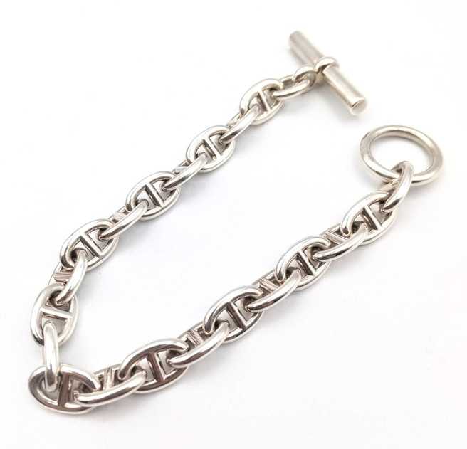 エルメス買取　シェーヌダンクルPMブレスレット　SV925