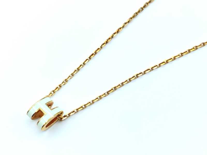 エルメス買取 ポップアッシュ ミニ ネックレス ピンクゴールド