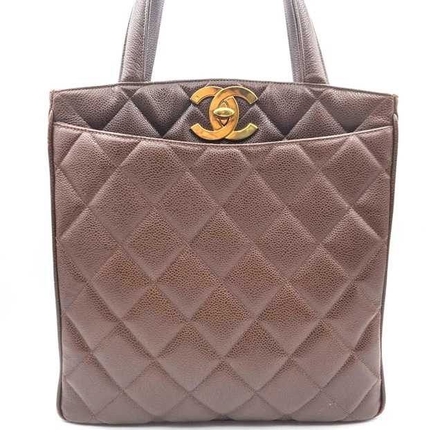 シャネル買取　トートバッグ　マトラッセ　キャビアスキン