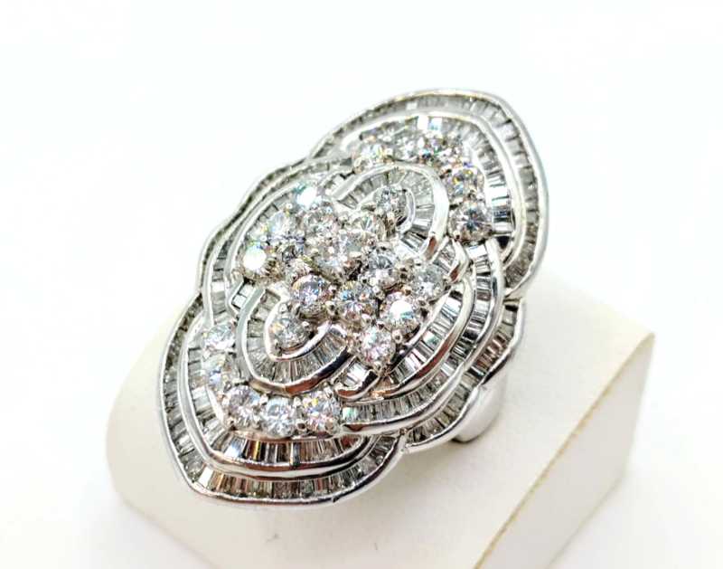 ダイヤモンド買取 PT900 デザインリング 0.50ct