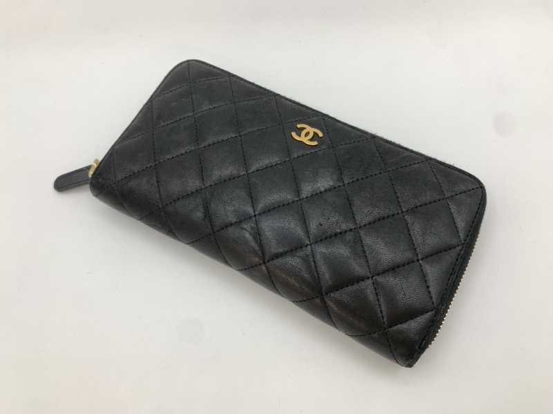 シャネル買取 クラシックロングジップウォレット A50097