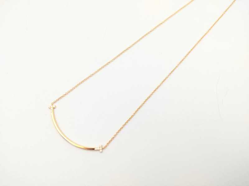 ティファニー　買取　Tスマル ダイヤネックレス