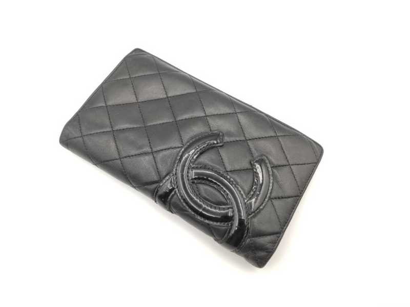 シャネル　買取　カンボンライン　二つ折り長財布
