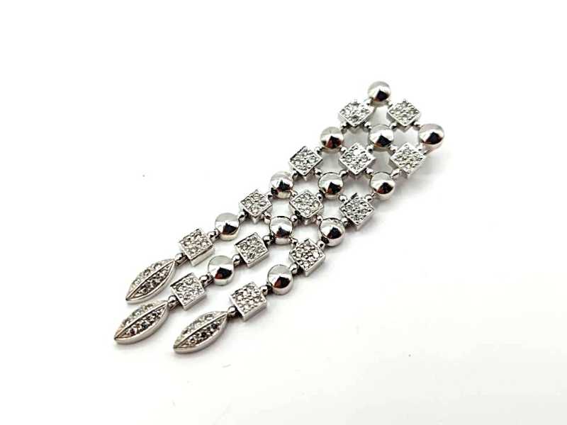 ダイヤモンド買取 K18WG デザイン ペンダント トップ 0.55ct