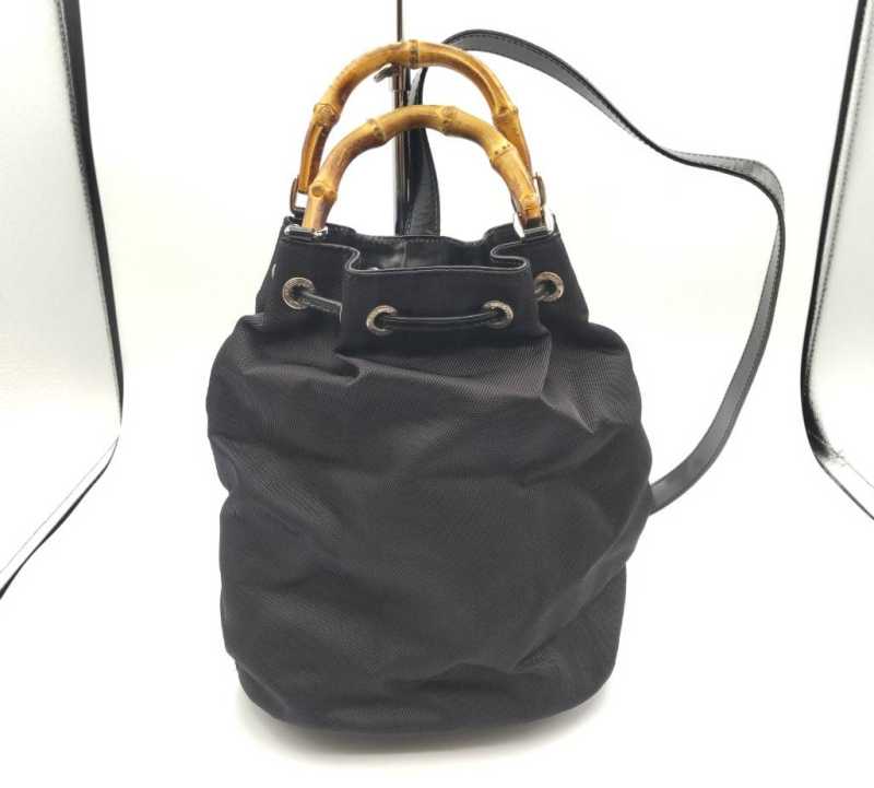 グッチ　買取　バンブー　巾着ショルダー