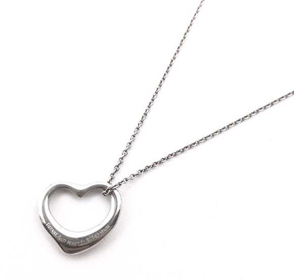 ティファニー買取　オープンハートネックレス　SV925