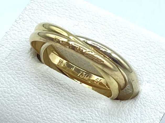 カルティエ買取 トリニティリング 3カラーゴールド #51