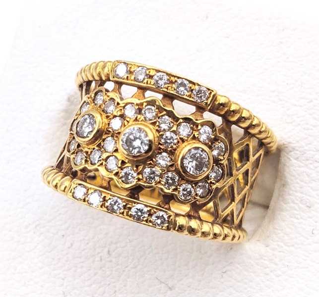 宝石買取　K18ダイヤモンドリング