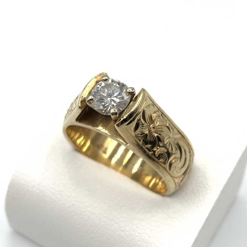 金買取 リング K14 ダイヤモンド