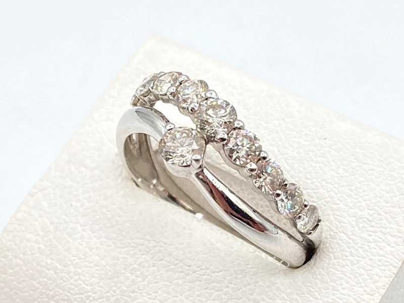 ダイヤモンド買取 PT950 ダイヤモンド デザインリング 1.00ct