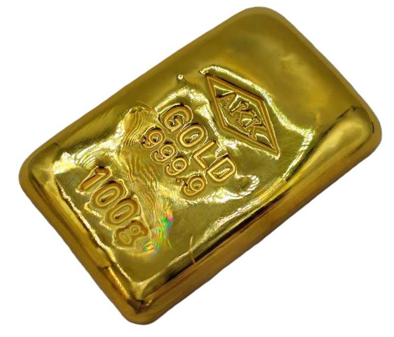 金買取 K24 純金 AKK アサヒプリテック インゴット 100g
