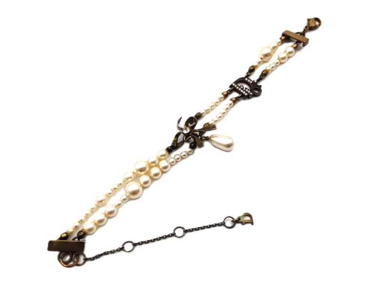 ディオール買取 フェイクパールブレスレット