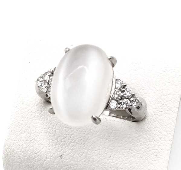 宝石買取 ムーンストーンダイヤモンドリング