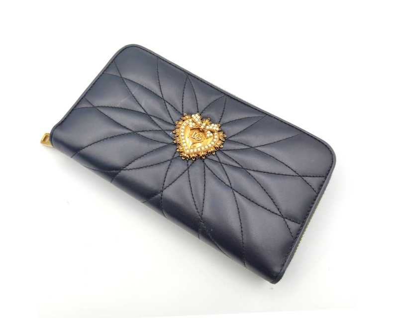 ドルチェ＆ガッバーナ買取 ディボーション ラウンドファスナー長財布