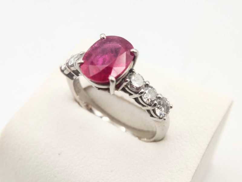 PT900リング 買取 ルビー