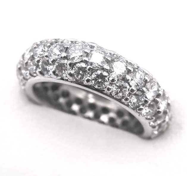 宝石買取　パヴェダイヤモンドリング