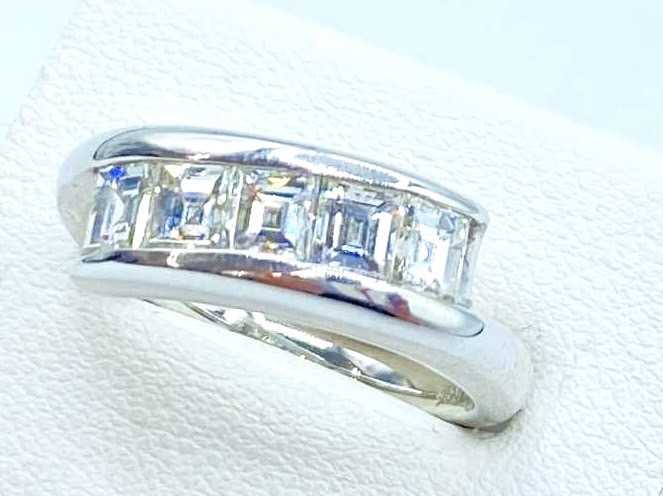 ダイヤモンド買取 プラチナ台 ダイヤモンド 1.46ct 一文字 リング