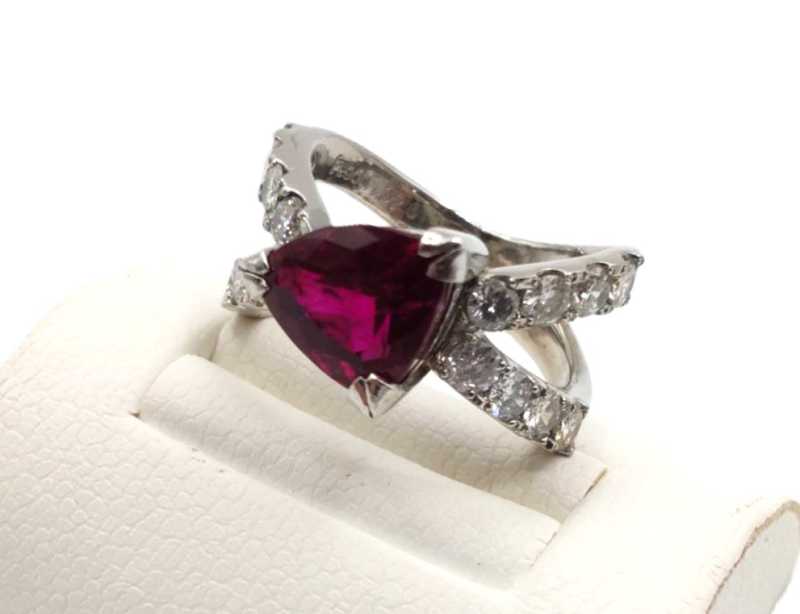 宝石買取 Pt900 ルビー ダイヤモンド リング