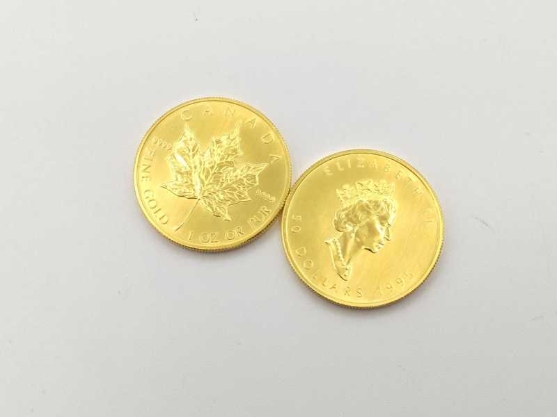 金買取 メイプルリーフ金貨 K24