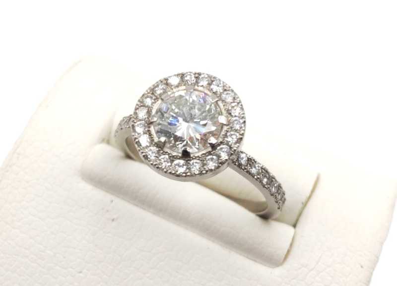 ダイヤモンド買取 Pt900 デザイン リング