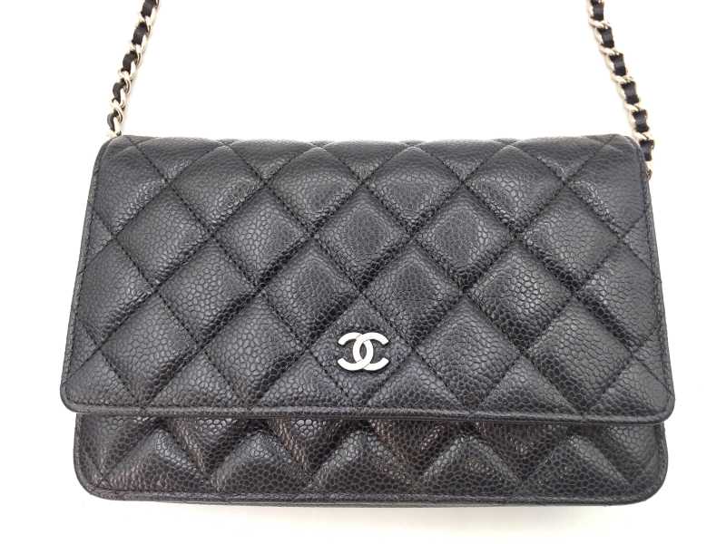 シャネル買取 チェーンウォレット キャビアスキン 