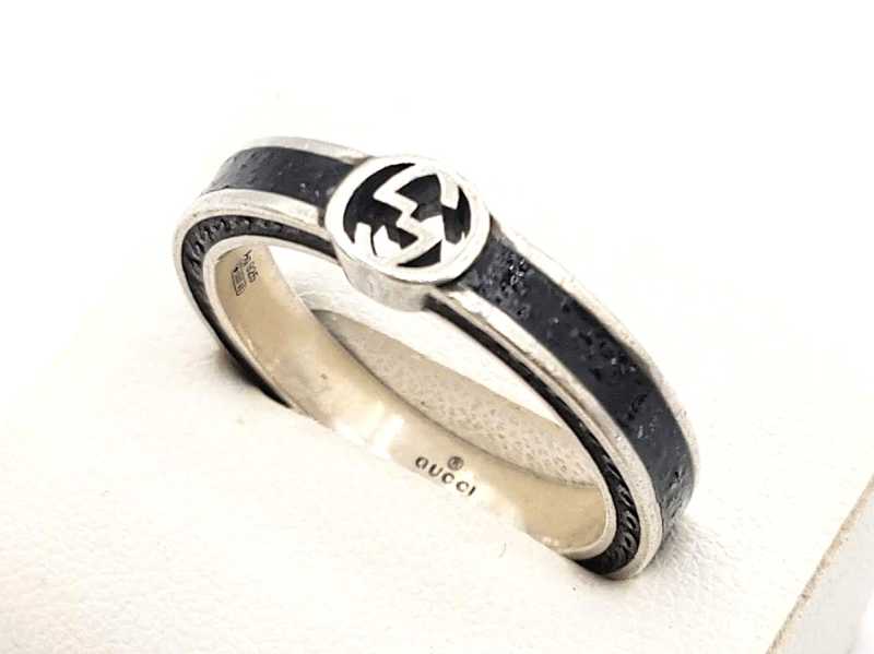 グッチ買取 インターロッキングGリング SV925