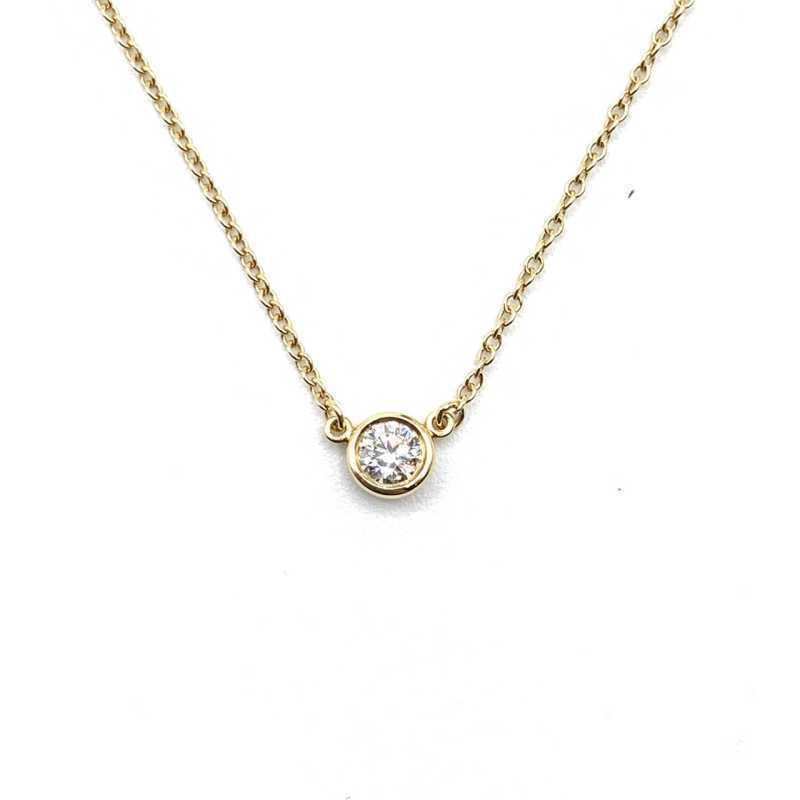 ティファニー買取 バイザヤードネックレス YG