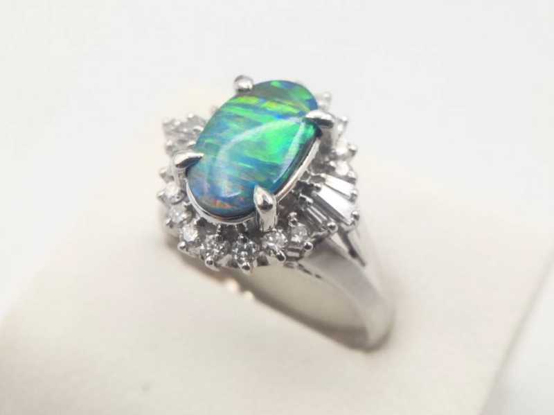 PT900リング 買取 オパール