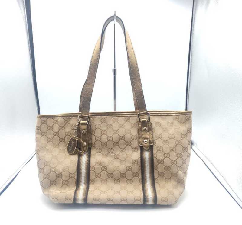 グッチ　買取　GGキャンバス ハンドバッグ