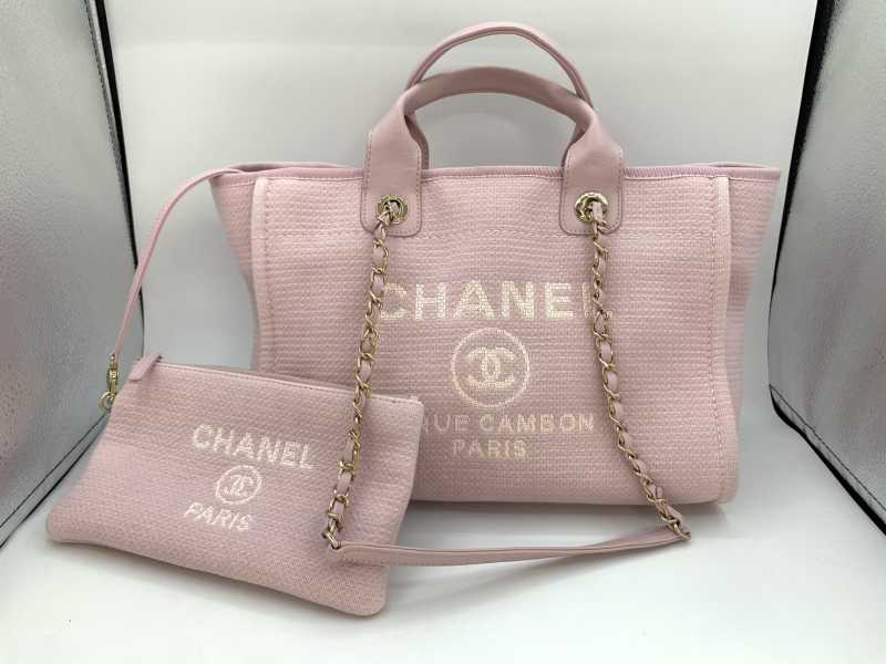 シャネル買取 ドーヴィルスモールショッピングトート AS3257