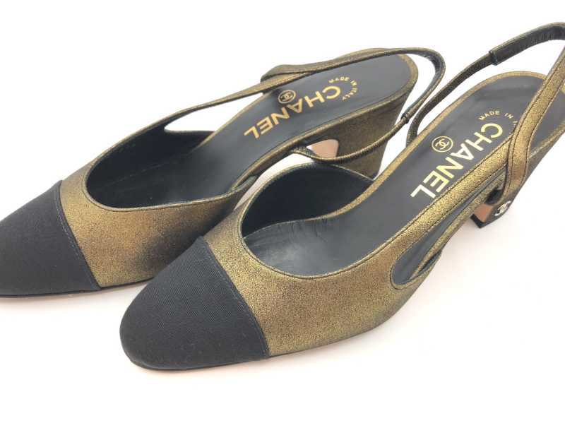 シャネル買取 オープンヒールパンプス