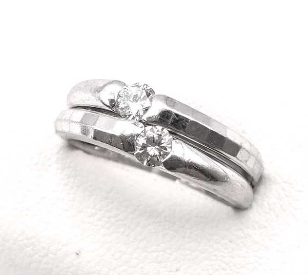 宝石買取　プラチナダイヤモンドリング