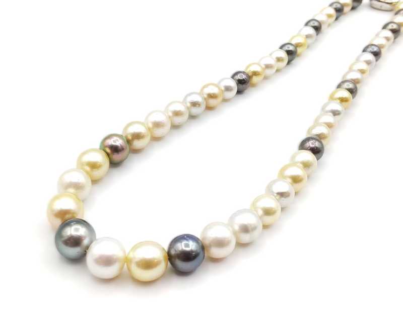 宝石買取 マルチカラー パール ネックレス