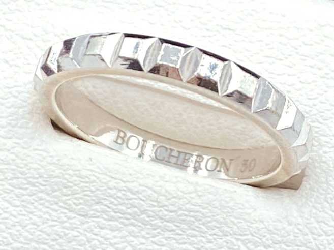 ブシュロン買取 750WG キャトル クル ド パリリング ミディアム