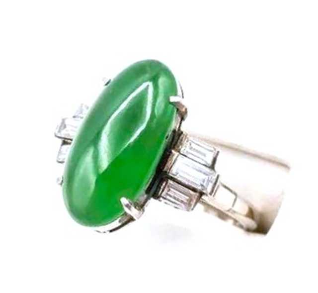 宝石買取 ヒスイダイヤモンドリング プラチナ