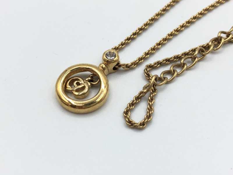 ディオール買取 ロゴネックレス