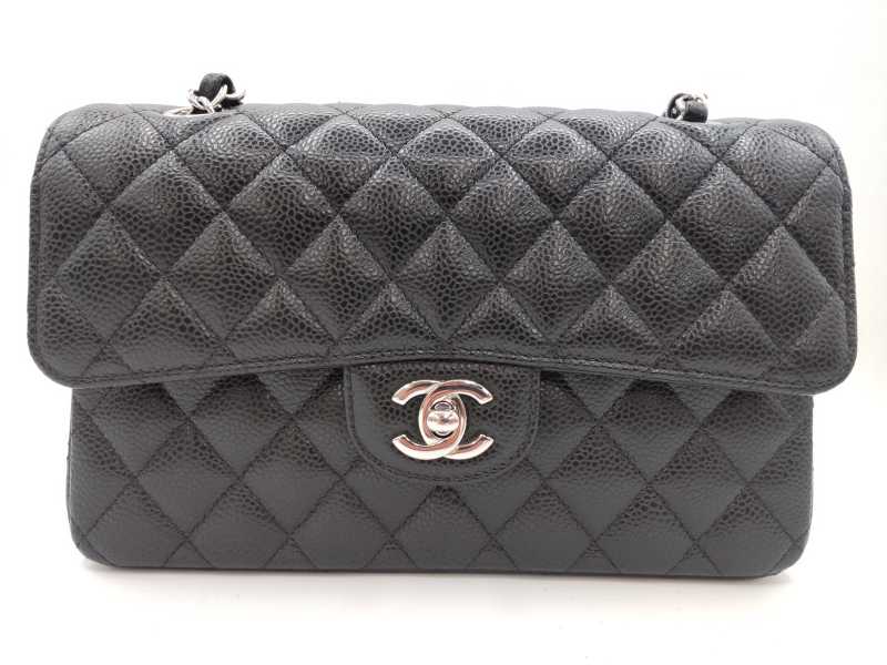 シャネル買取 マトラッセ キャビアスキン チェーンショルダーバッグ
