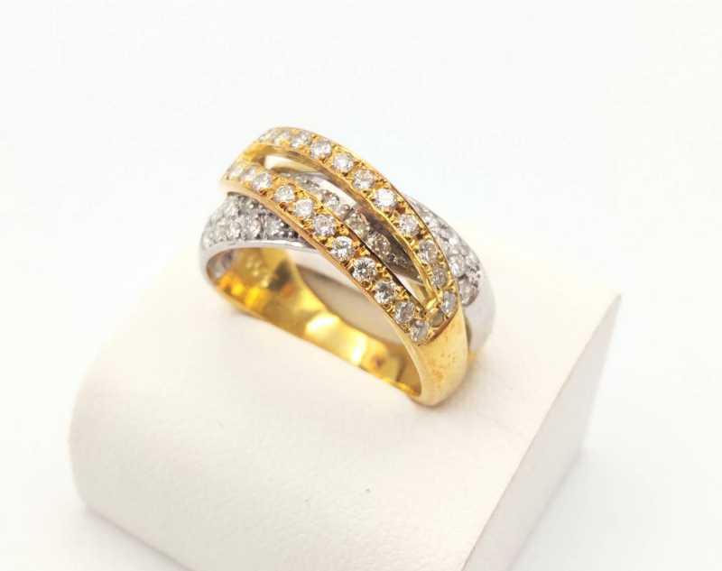 PT900 K18リング　買取　ダイヤモンド