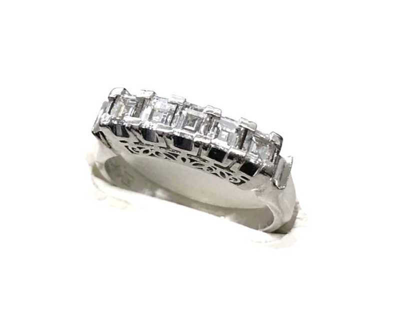 ジュエリー買取 一文字 ダイヤモンド リング