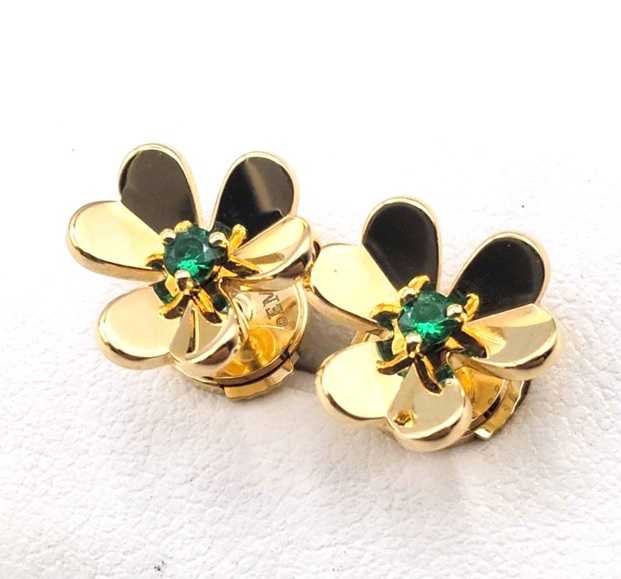 ヴァンクリーフ＆アーペル買取　フリヴォルミニ　エメラルドピアス