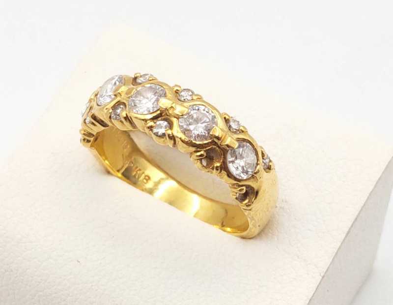 K18リング　買取　ダイヤモンド