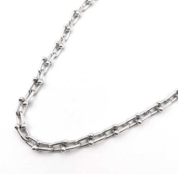 ティファニー買取　ハードウェア　マイクロリンクネックレス　SV925