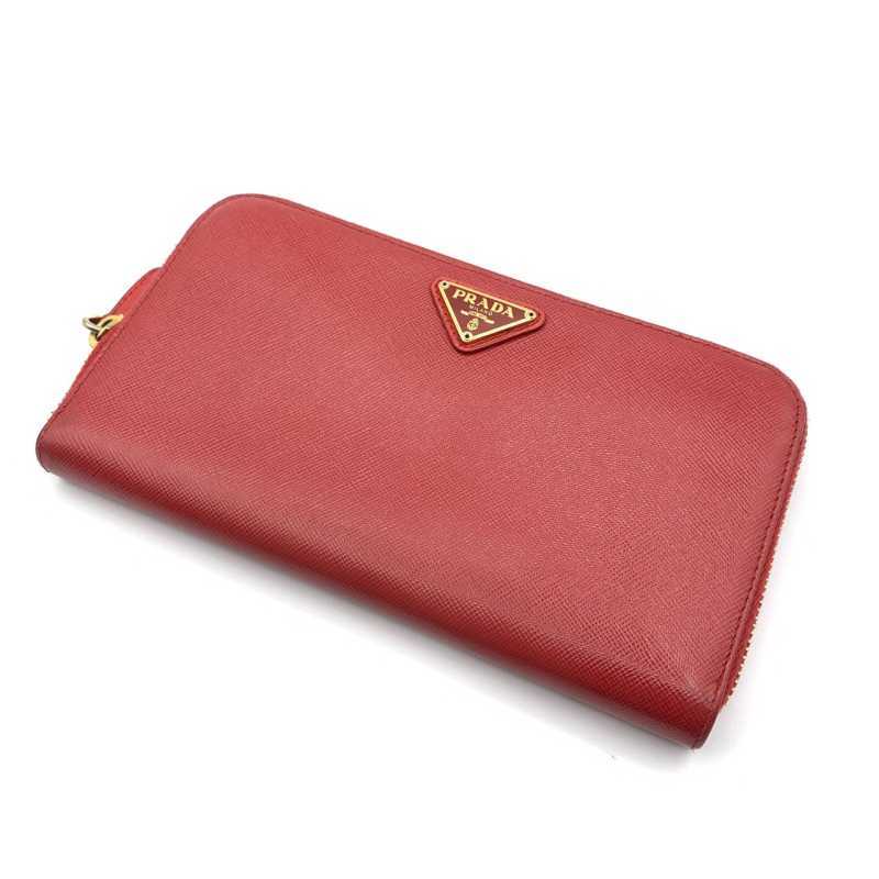 プラダ買取 ラウンドファスナー財布