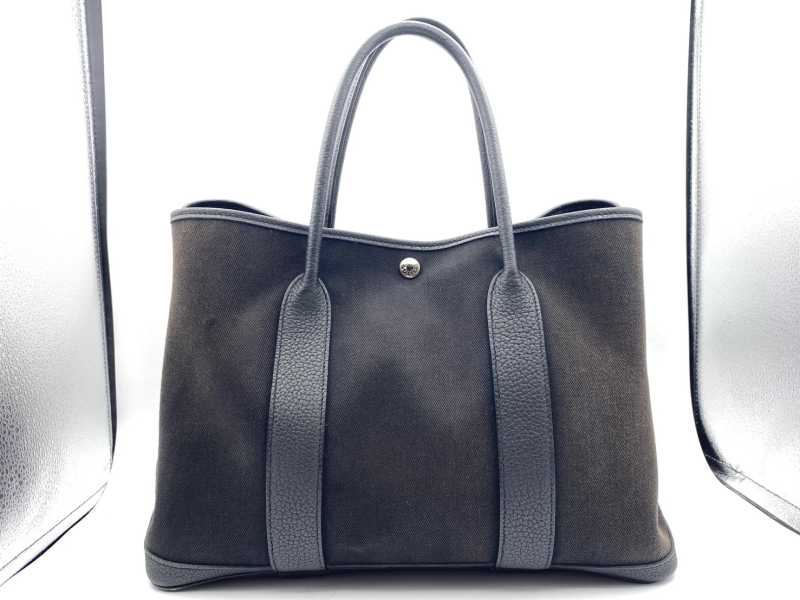 エルメス買取 ガーデンパーティPM トワルシェブロン C刻