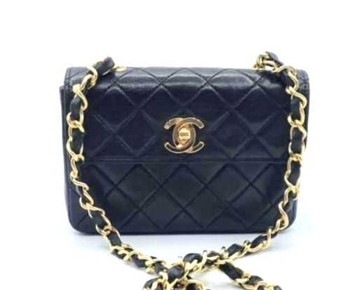 シャネル買取 ミニミニ マトラッセ チェーンショルダーバッグ